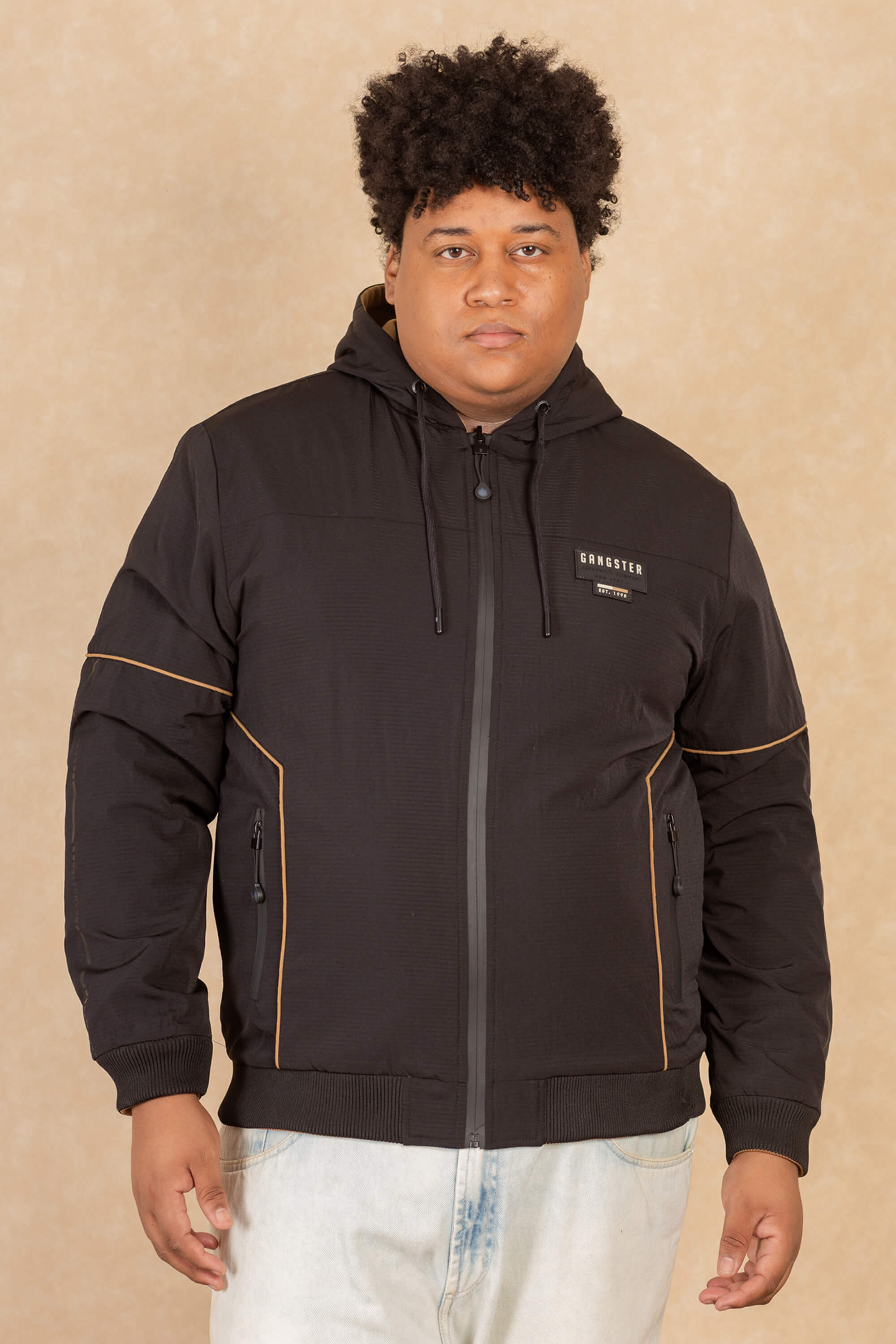 Jacket Casaco Dupla Face South Jaqueta Dupla Face Alaska Preto E