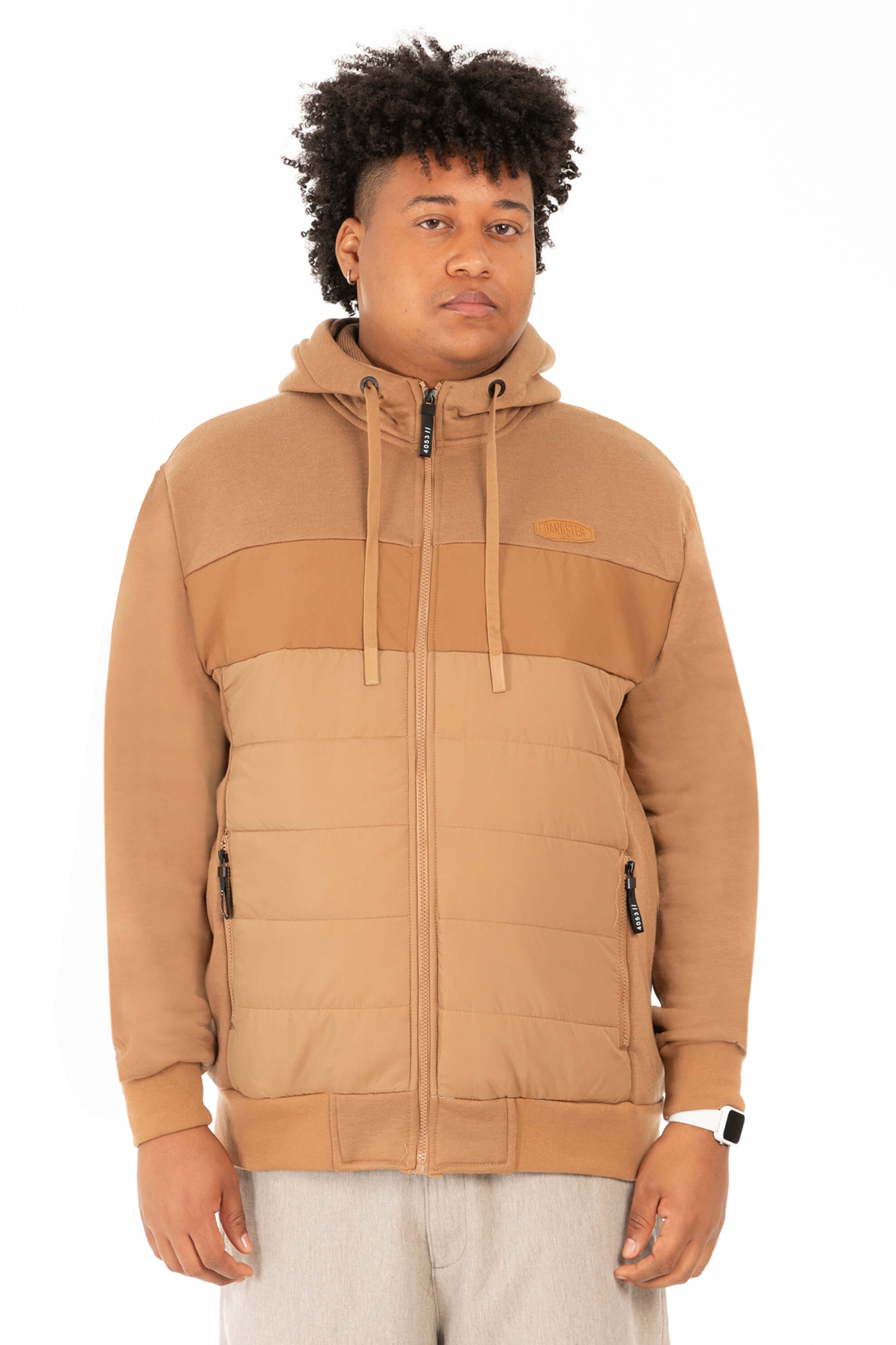 Jaqueta Moletom com Nylon Aberta – Estilo, Conforto e Proteção