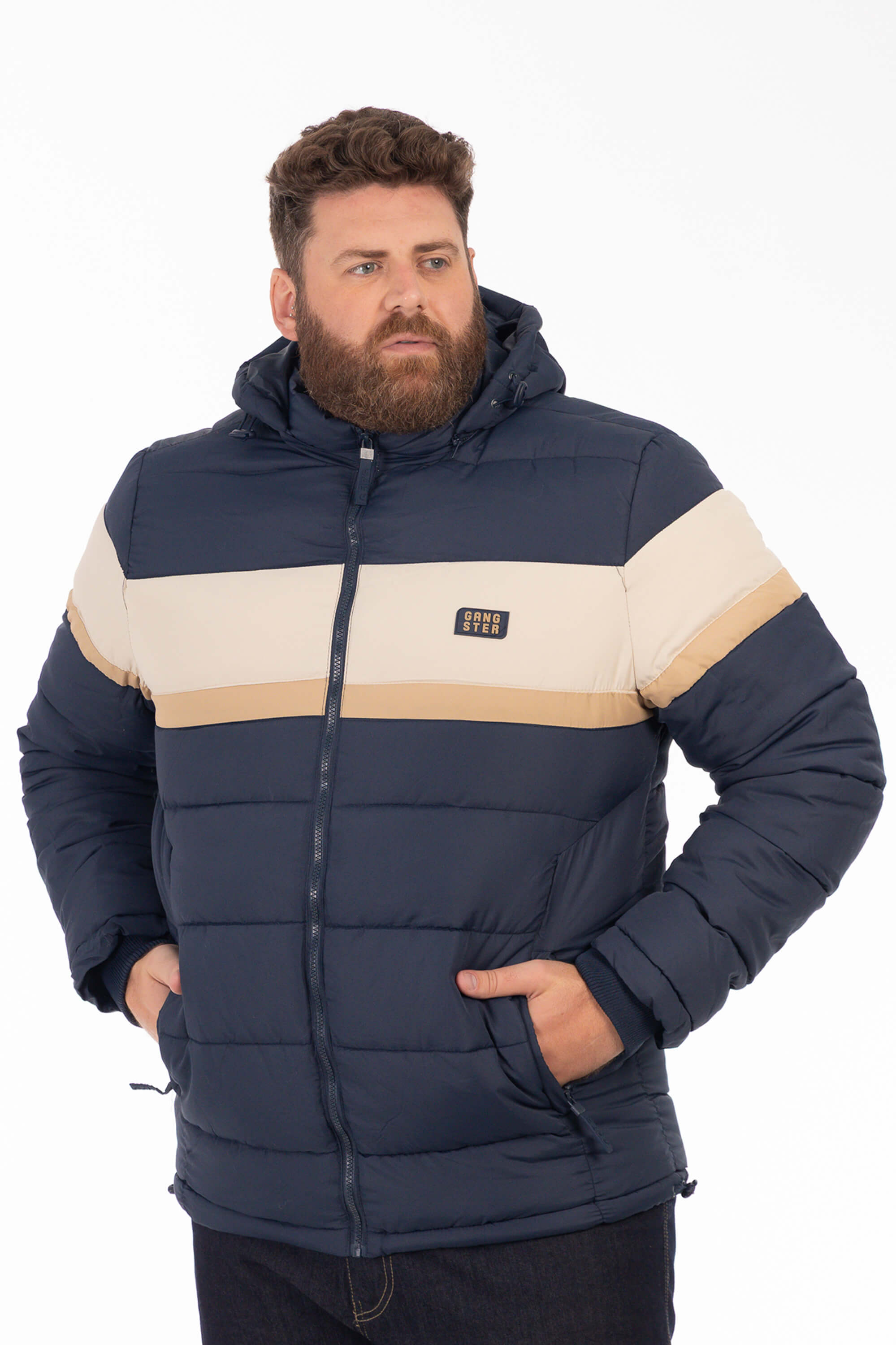 Jaqueta Bobojaco Plus Size Masculina em Poliéster – Proteção