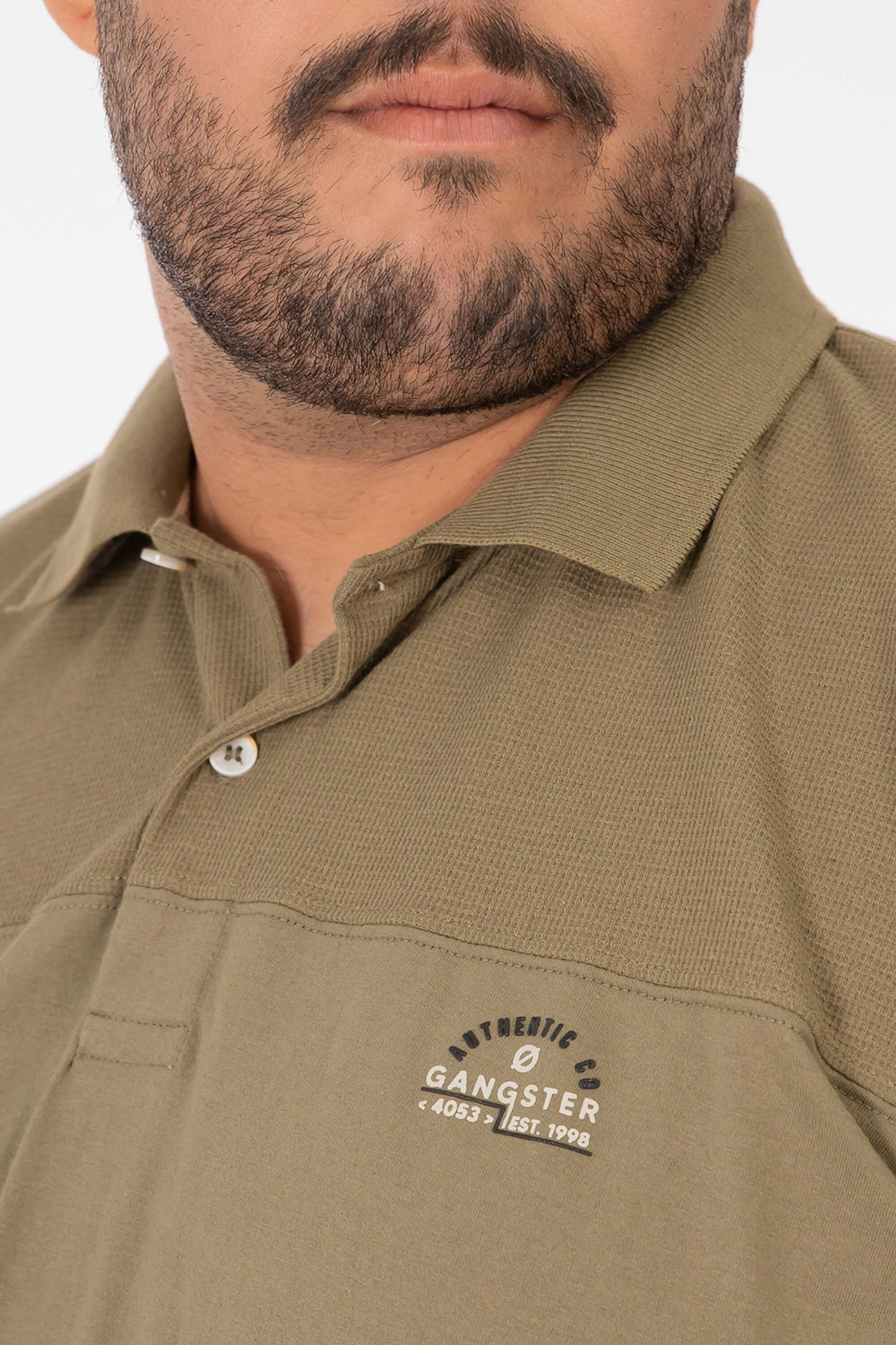 Polo Masculina Plus Size – Elegância Casual com Conforto e