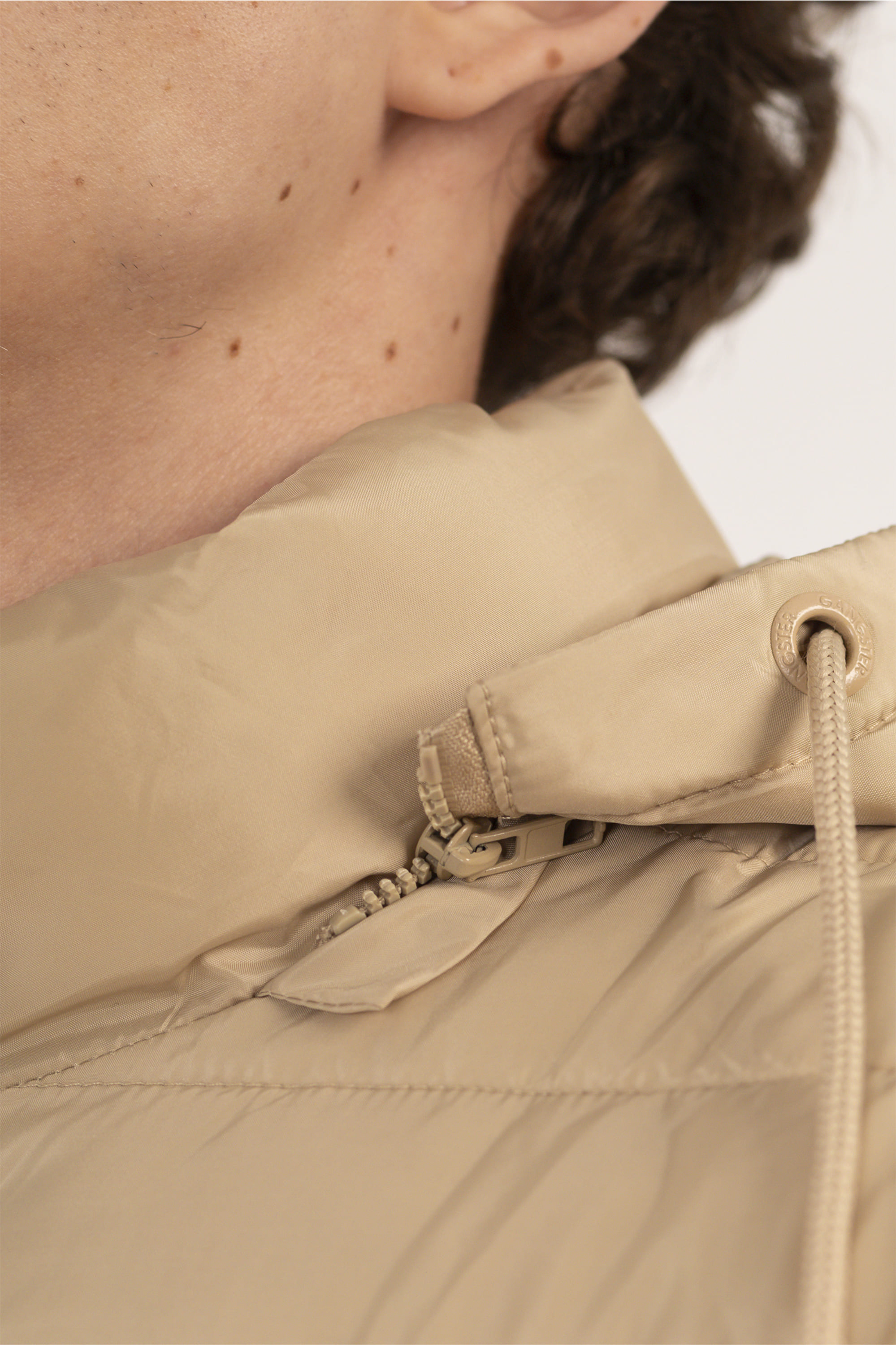 Jaqueta Puffer Quilt Effect Com Capuz Gangster